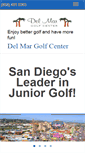 Mobile Screenshot of delmargolfcenter.com